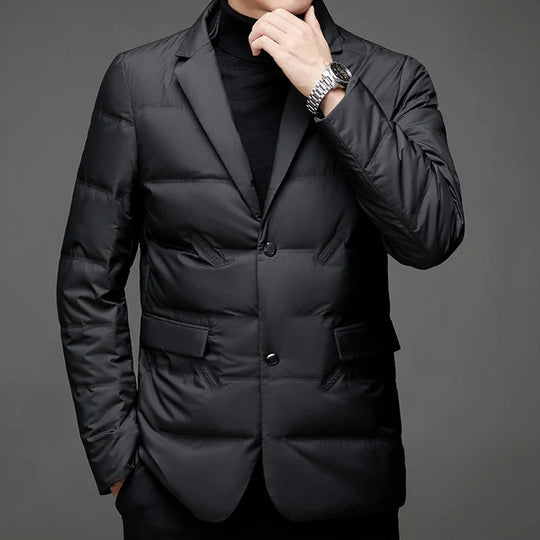 SIMON™ - BLAZER ÉLÉGANT DOUBLÉ EN DUVET
