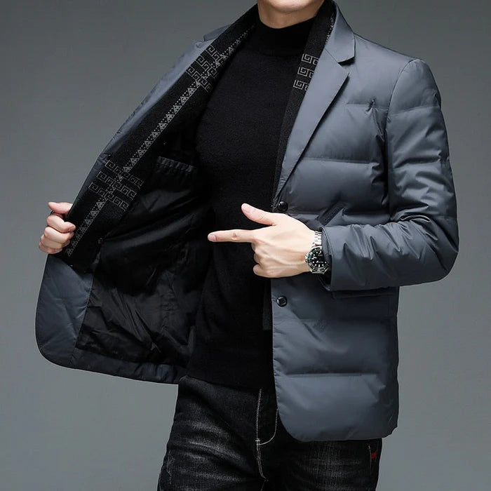 SIMON™ - BLAZER ÉLÉGANT DOUBLÉ EN DUVET