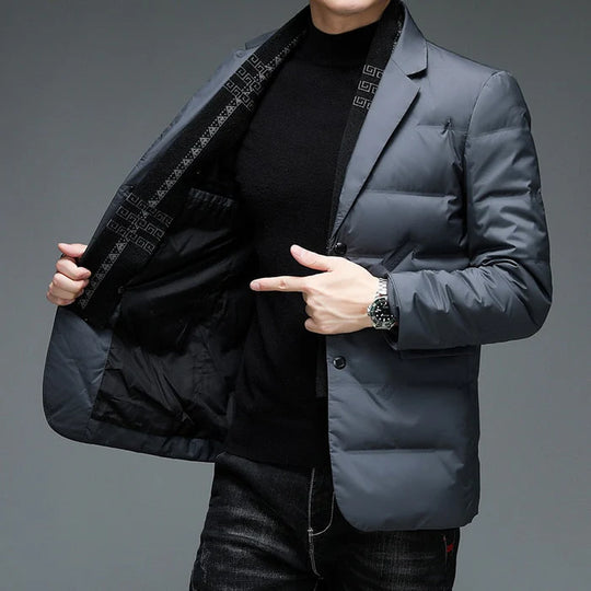 SIMON™ - BLAZER ÉLÉGANT DOUBLÉ EN DUVET