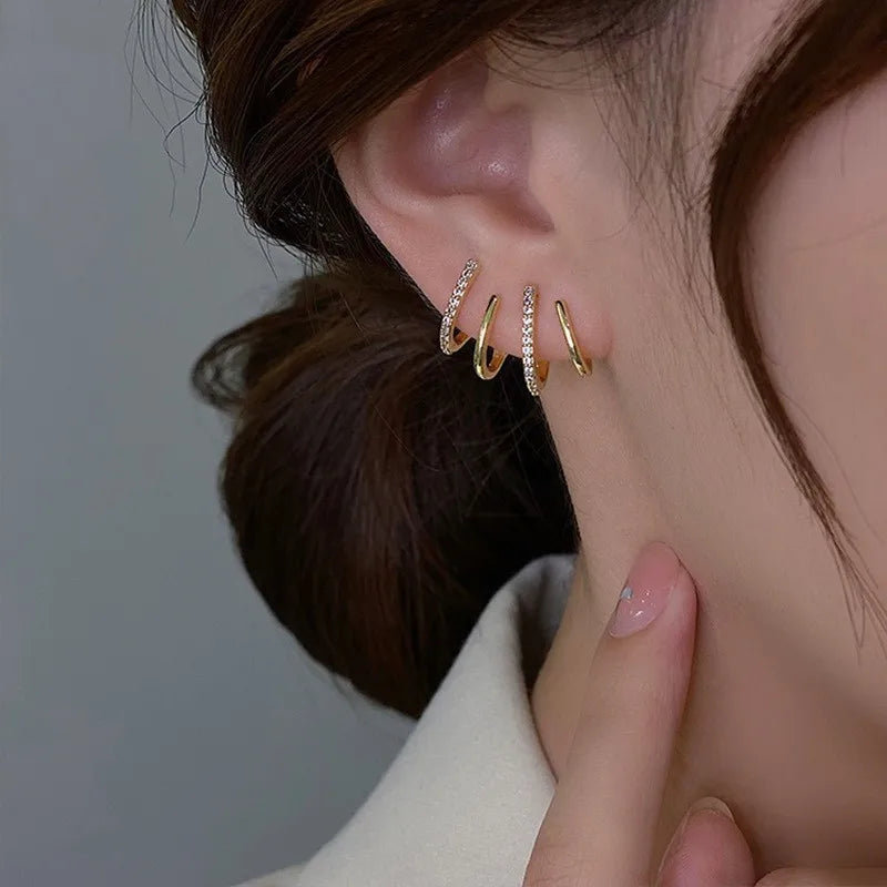 Boucles d'oreilles Quadra