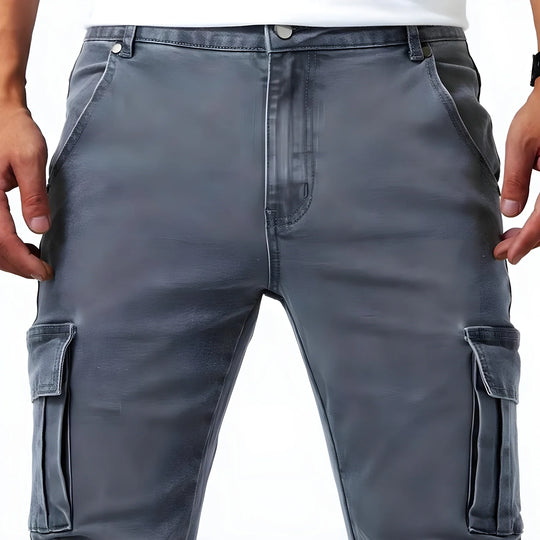 CHARLES™ - PANTALONS CARGO EN DENIM ELASTIQUE