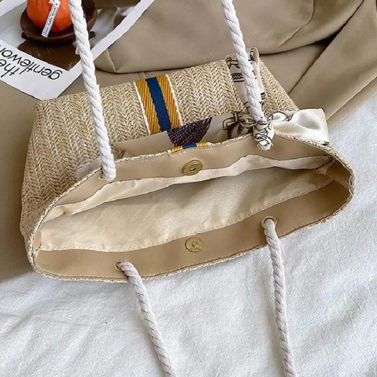 Sac Bema beige et bleu